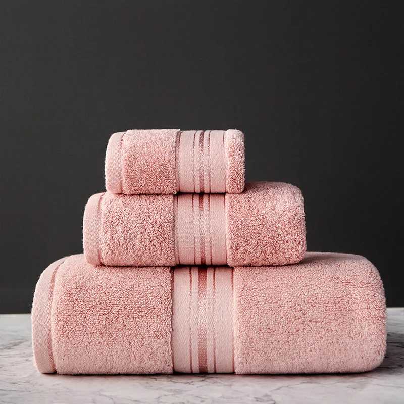 Egyptian Cotton Stripe Towel Set - Image 23