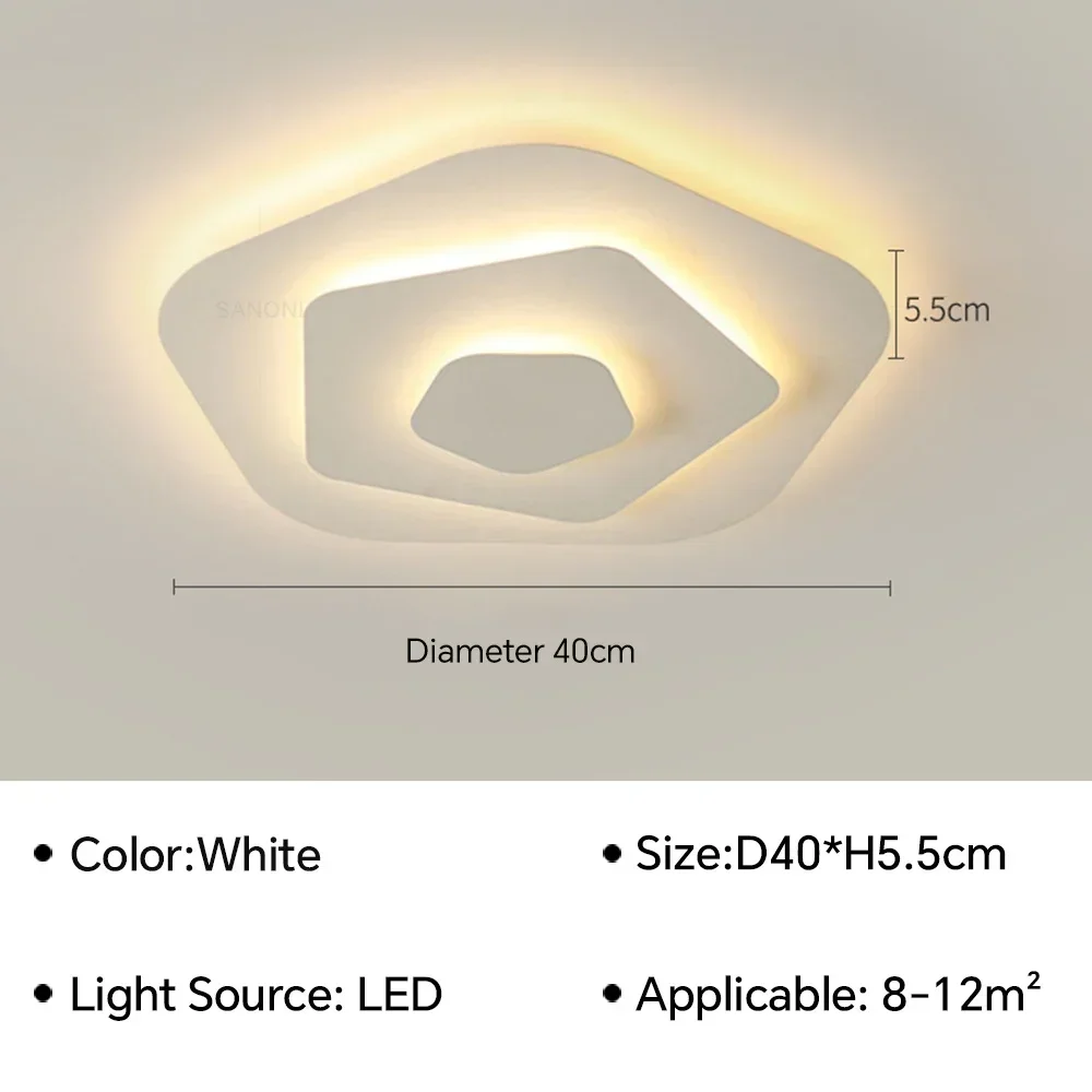 Modern Flush Mount Ceiling Light - Image 7