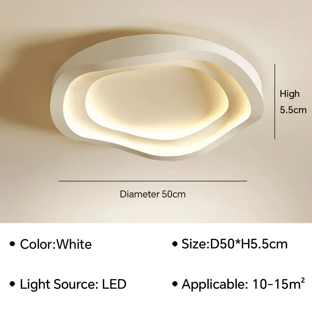 Modern Flush Mount Ceiling Light - Image 9