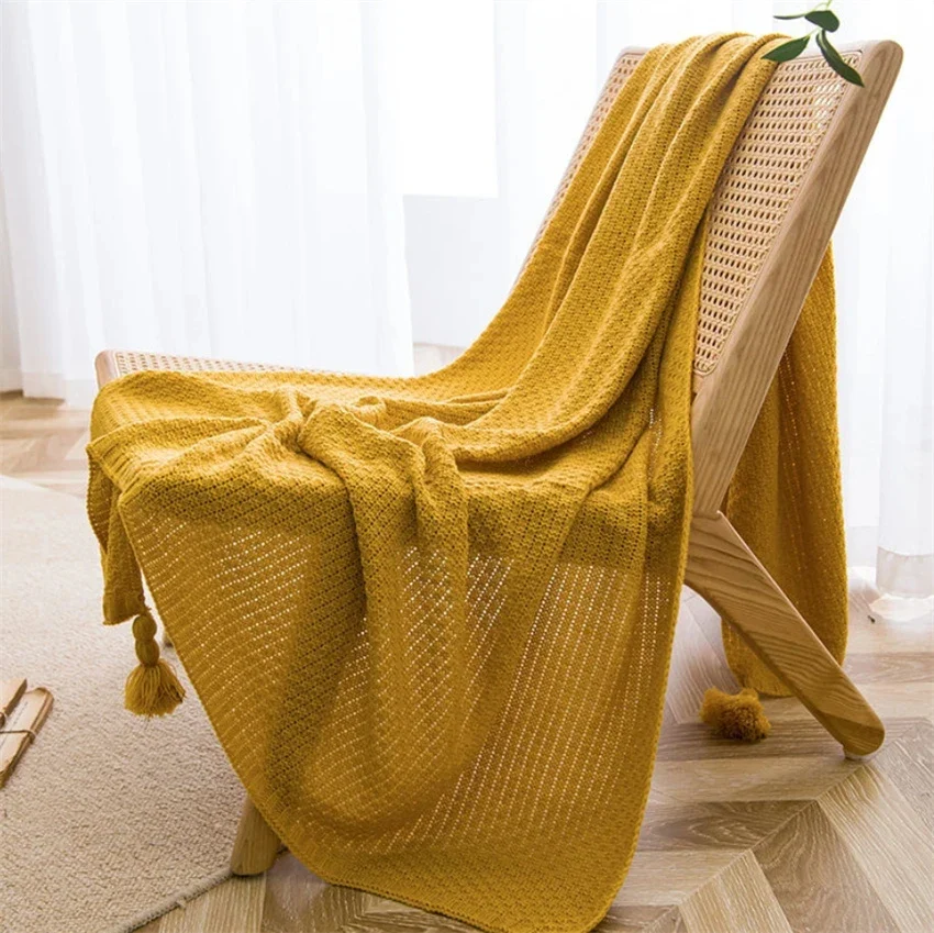 Nordic Chunky Knit Throw Blanket - Image 5