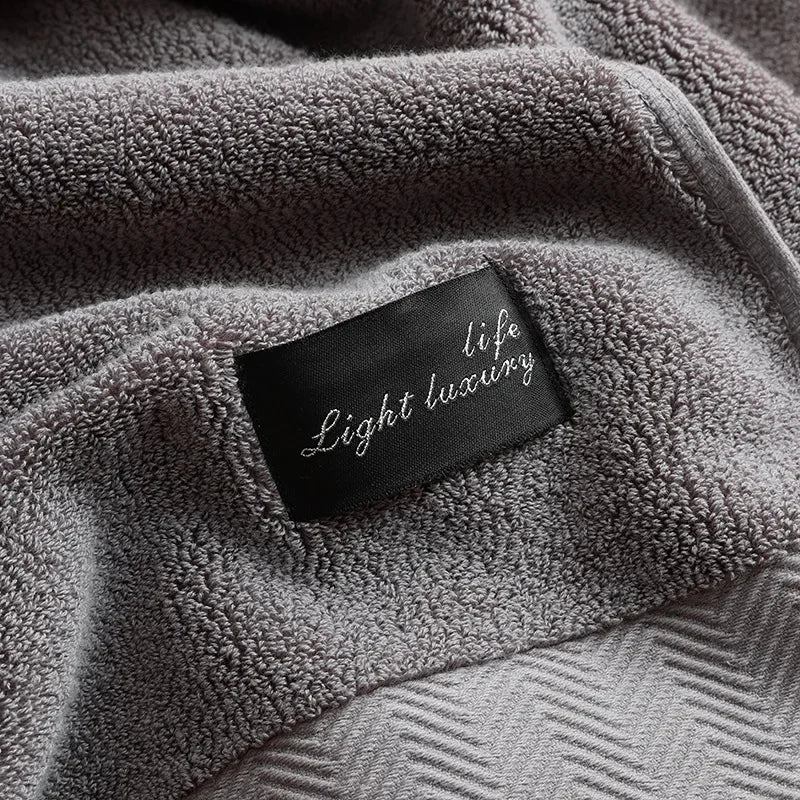 Striped Egyptian Cotton Bath Towel - Image 4